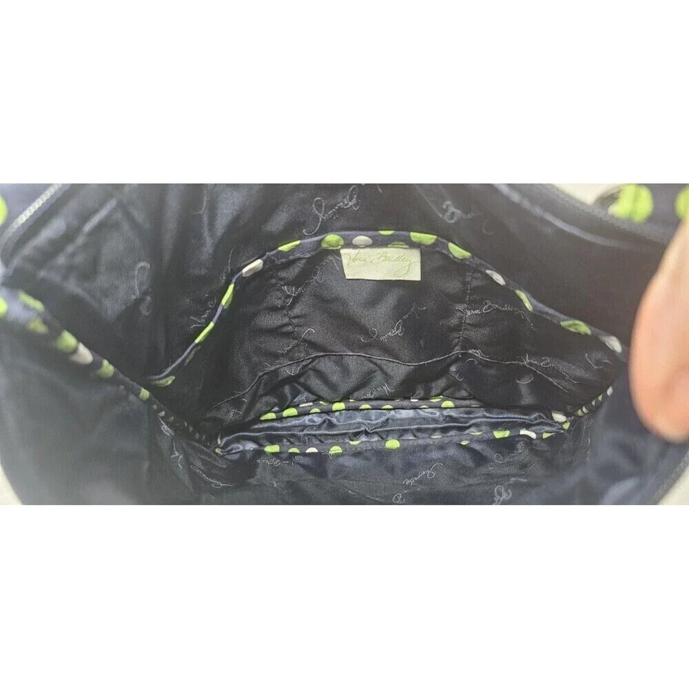 Vera Bradley Hipster Crossbody Lucky Dots Handbag Multicolor- Flaw